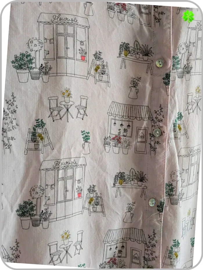 Haut de pyjama femme Darjeeling S - photo numéro 5