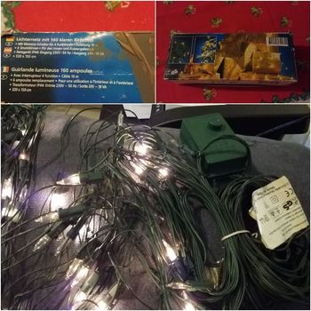 Filet lumineux  🎄🎅❄  à variations de lumière  à 160 ampoules  extérieur et intérieur