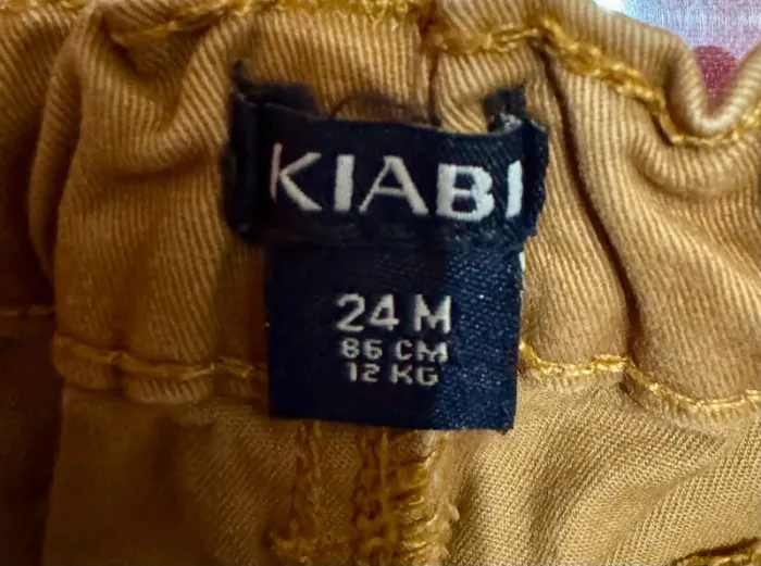 Pantalon chino 24mois garçon Kiabi - photo numéro 3