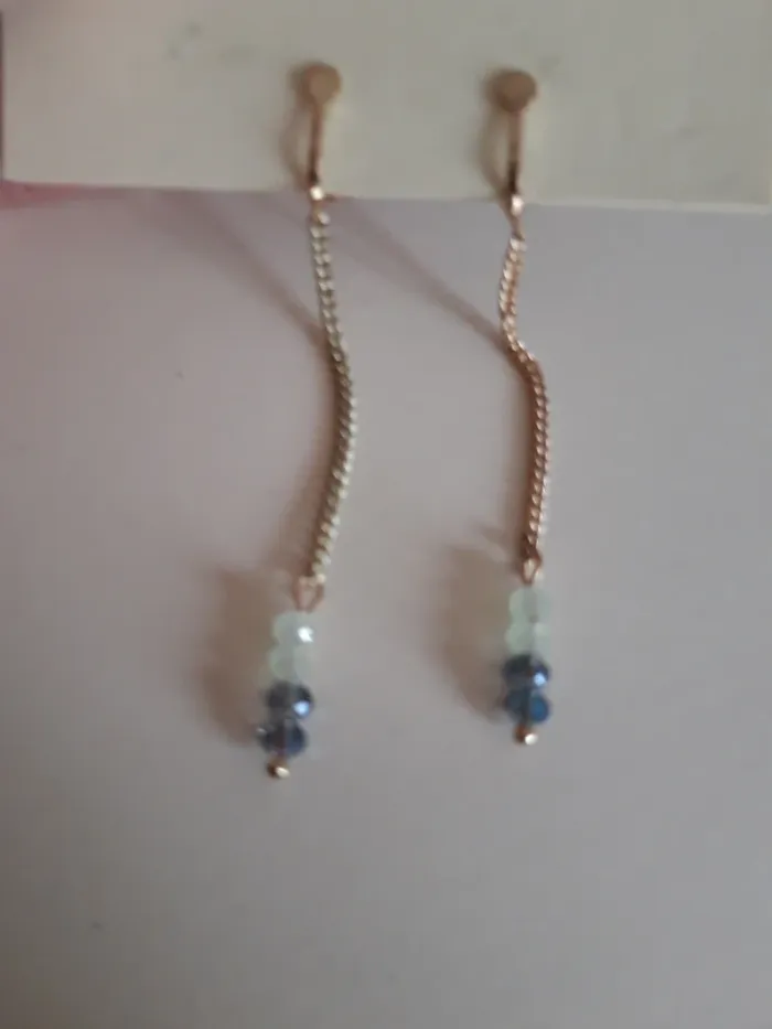 Jolies boucles d'oreilles à pinces vintage