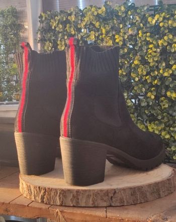 Bottines noires daim taille 41