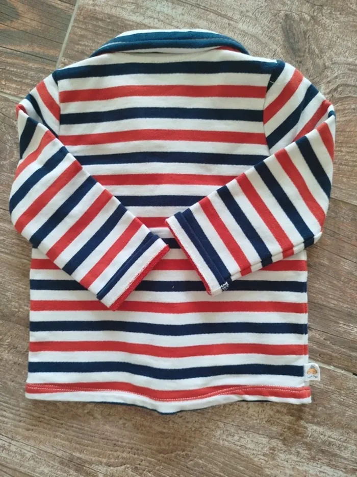 Veste rayé bébé garçon sergent major 18 mois - photo numéro 3
