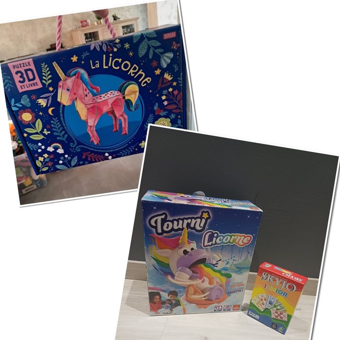 Lot de 3 jeux neufs des 4ans