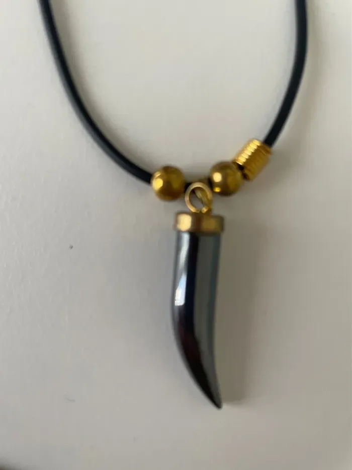 Pendentif Corne d’abondance en hématite - photo numéro 2