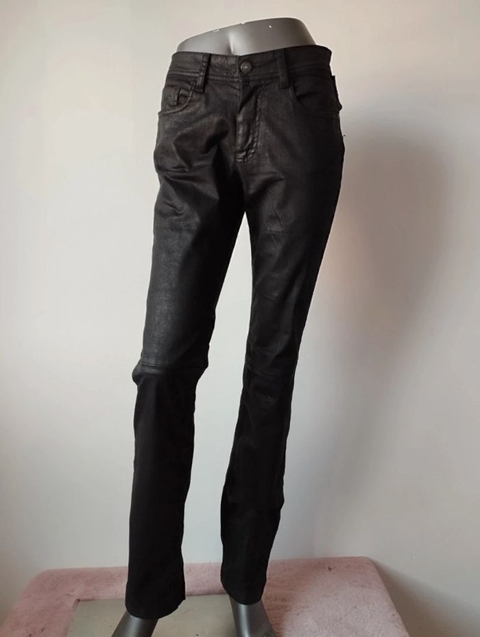 Jean effet ciré Comptoir des cotonniers taille 38