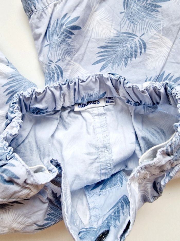 Noukie's - Short - Taille élastiquée - Feuilles de palmiers - Neuf ! (18 mois) - photo numéro 3
