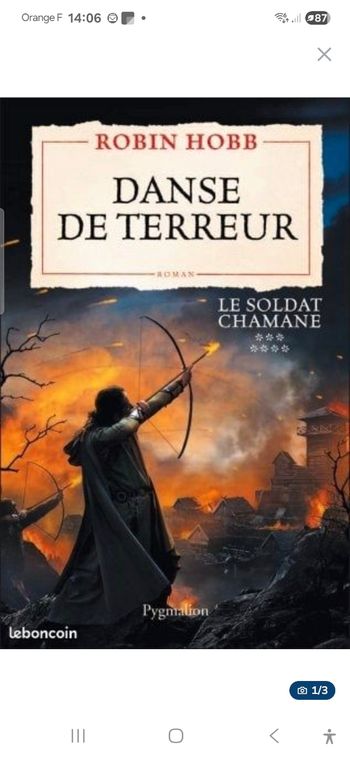 DANSE DE TERREUR  Robin  hobb