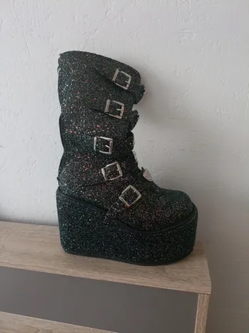 Magnifiques bottes plateforme