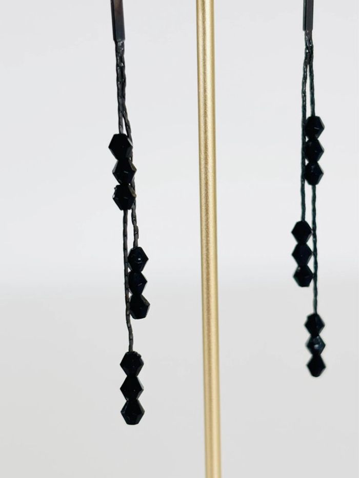 Boucles d’oreilles noir - photo numéro 2