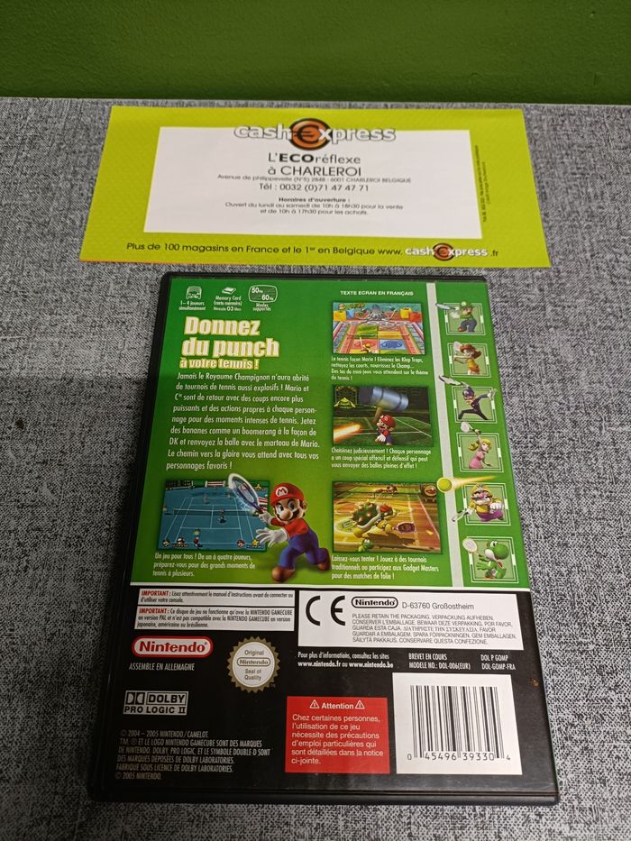 Jeu Nintendo GameCube : Mario Power Tennis - photo numéro 2