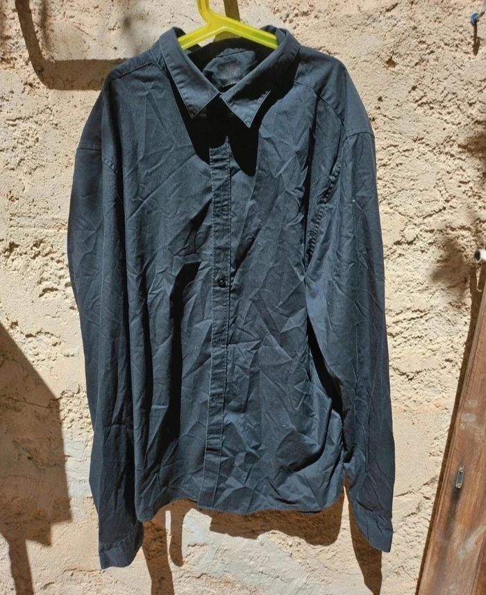 Chemise manche longue noir