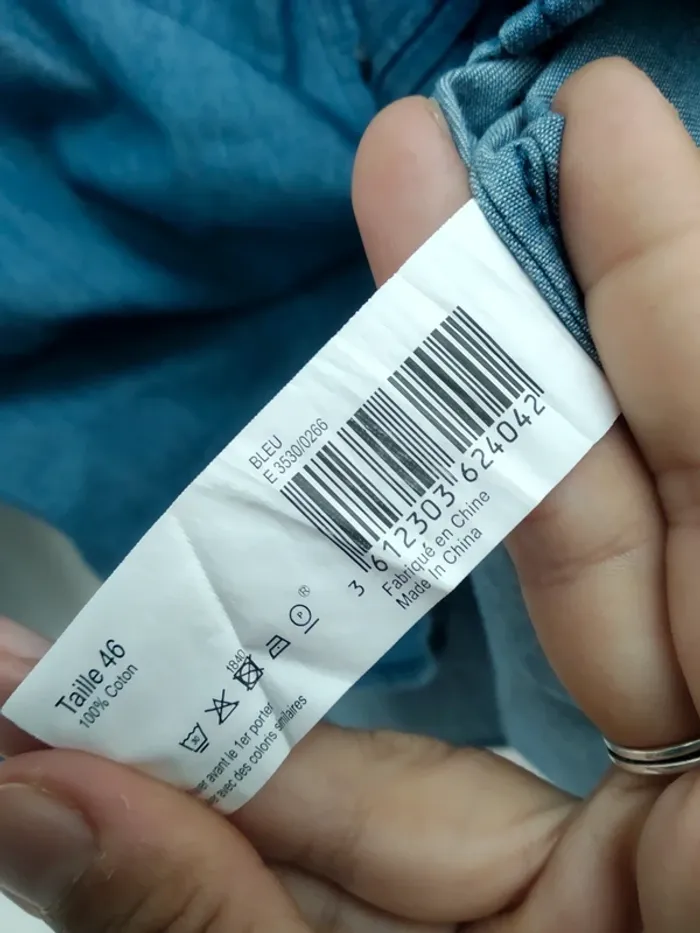 Chemise en jean Monoprix taille 46 - photo numéro 6