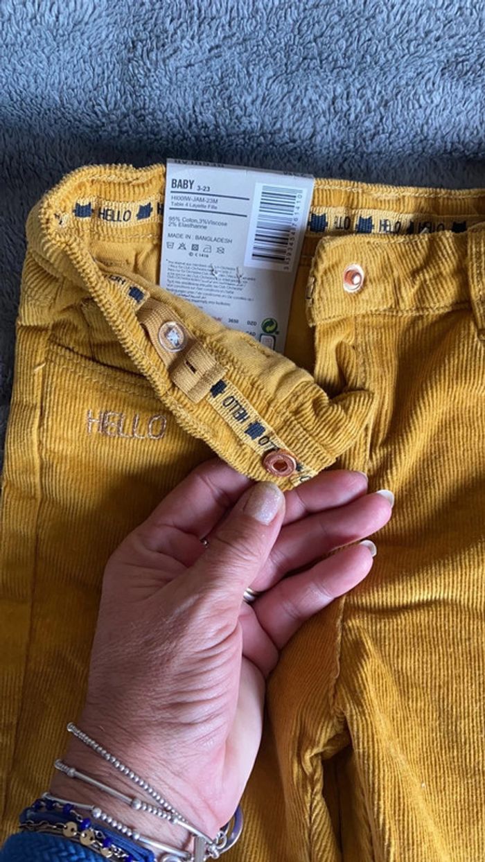 Pantalon velours - photo numéro 3