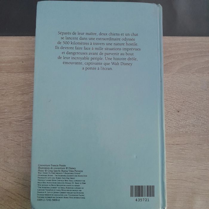 livre vintage - l'incroyable voyage - photo numéro 7