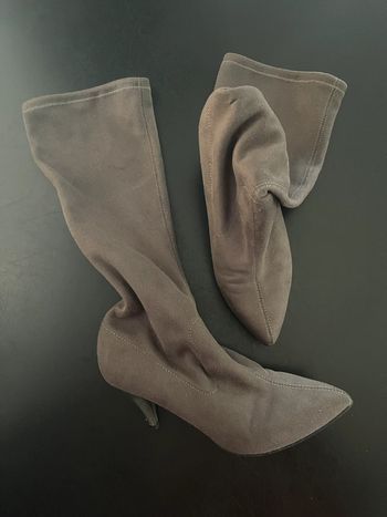 Bottes chaussettes petit talon