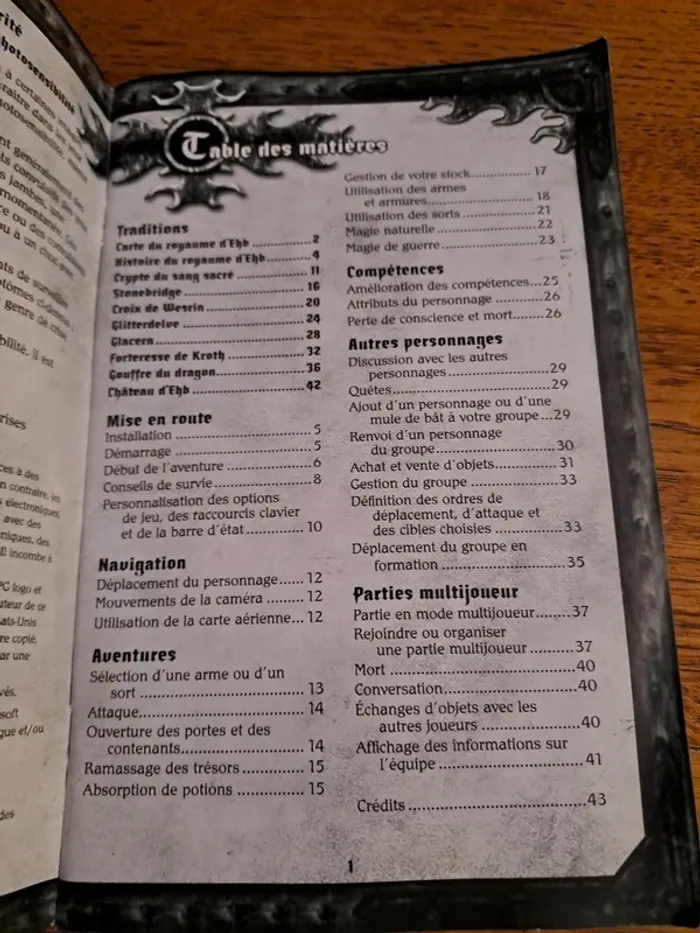 Livret dungeon siege - photo numéro 3