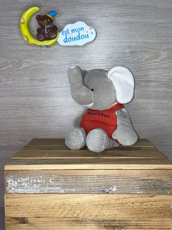 NAT523 doudou éléphant 🐘 babynat