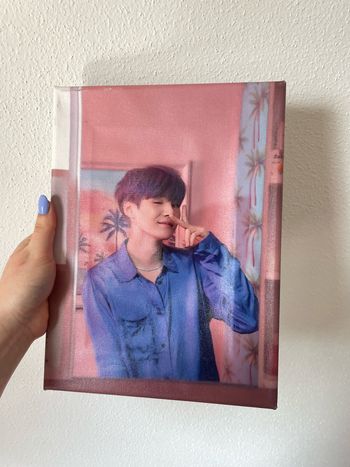 tableau canvas toile yoongi bts suga