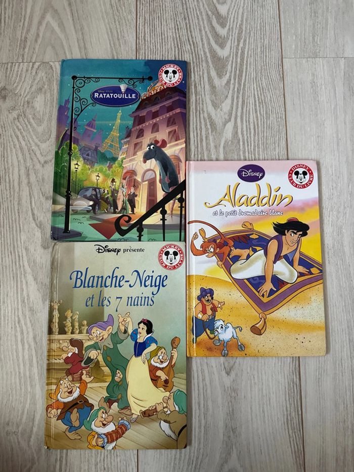 Lot 3 livres Disney