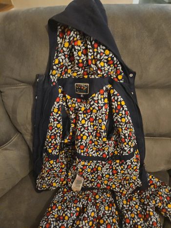 Manteau doudoune double saison