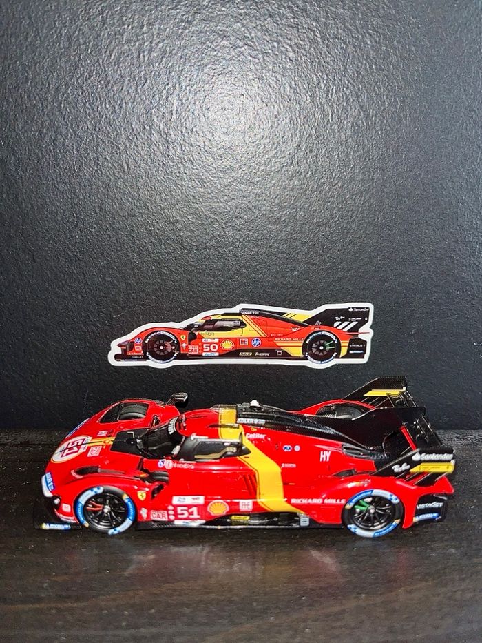 Autocollant Ferrari 499P Le Mans 2024 Winner - photo numéro 3
