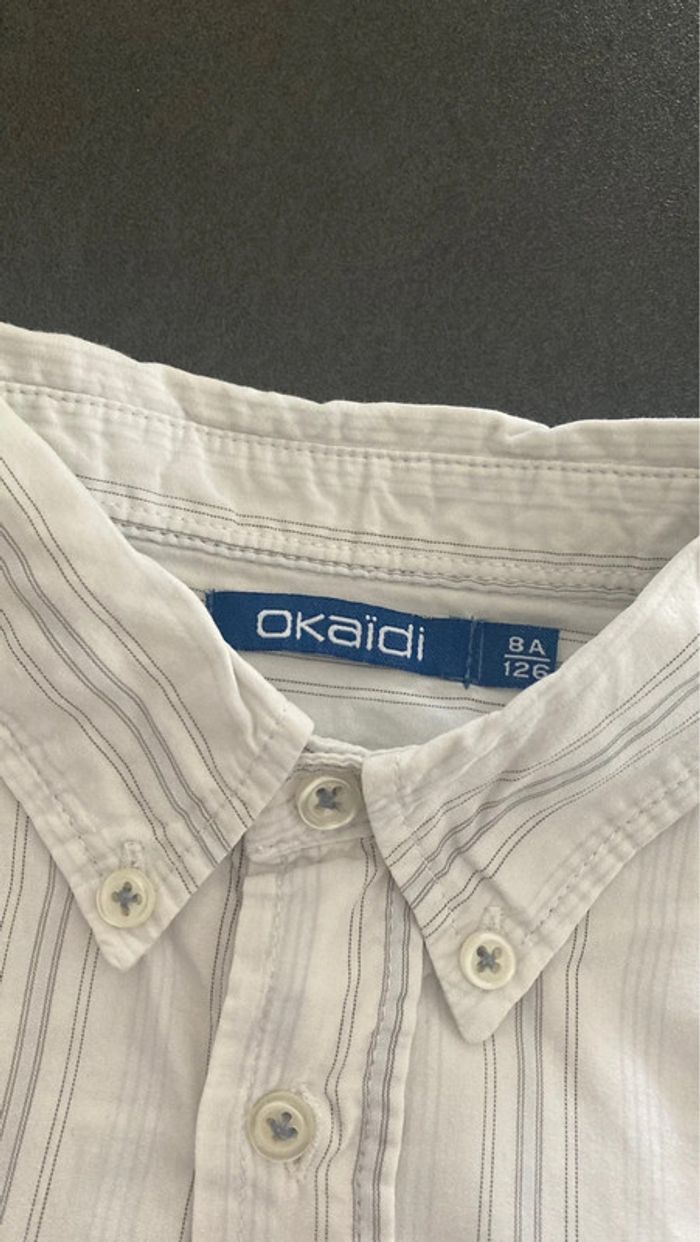 Okaidi chemise vêtement garçon 8 ans - photo numéro 5
