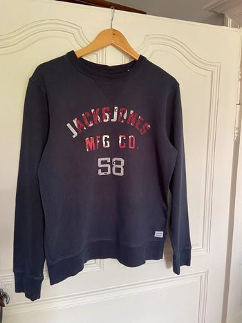 Sweat-shirt Jack&Jones bleu marine taille S/16 ans
