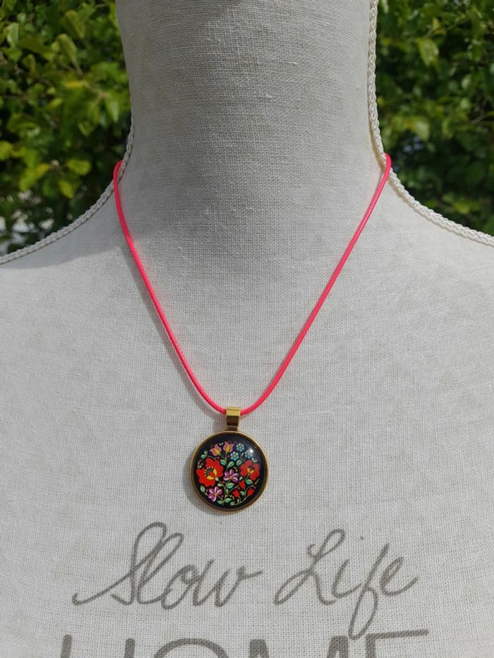 Collier fleurs polonaises - photo numéro 2