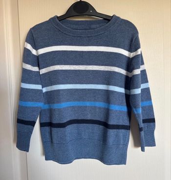 Pull rayé coton garçon 4 ans 