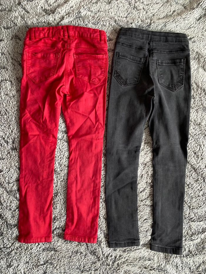 Lot de 2 pantalon style skinny - 5 ans - photo numéro 3