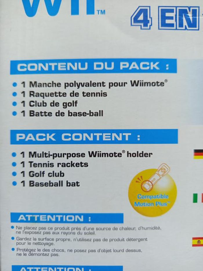 Nintendo - Wii - Pack accessoires sport - photo numéro 4