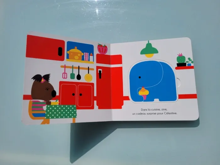 Livre puzzle Casterman 🐘 J'ai un cadeau pour toi! 🐘 - photo numéro 3