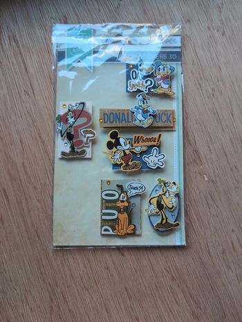Planche stickers 3D disney