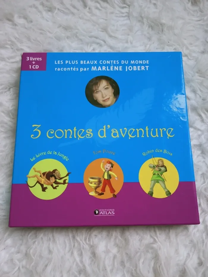 Livre 3 contes audio Marlène Jobert