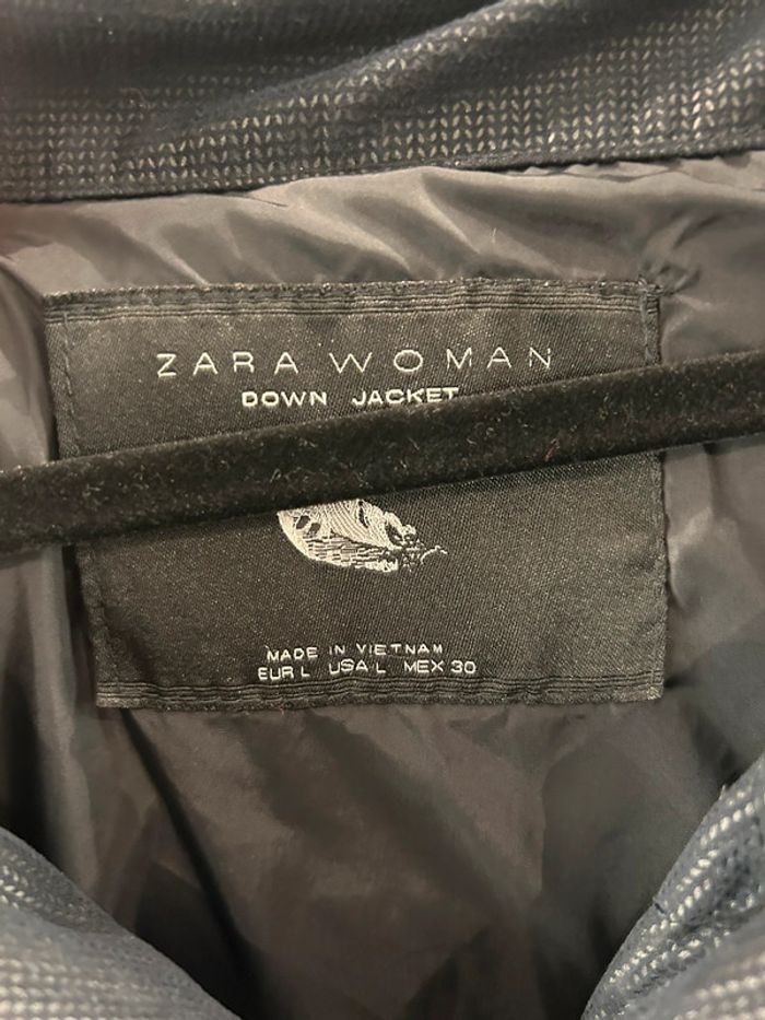 Doudoune Marine Zara L - photo numéro 2