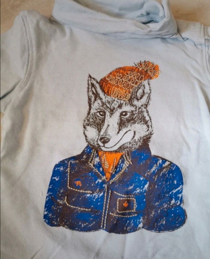 Sous-pull Noël hiver bébé garçon 6 mois neuf - photo numéro 2