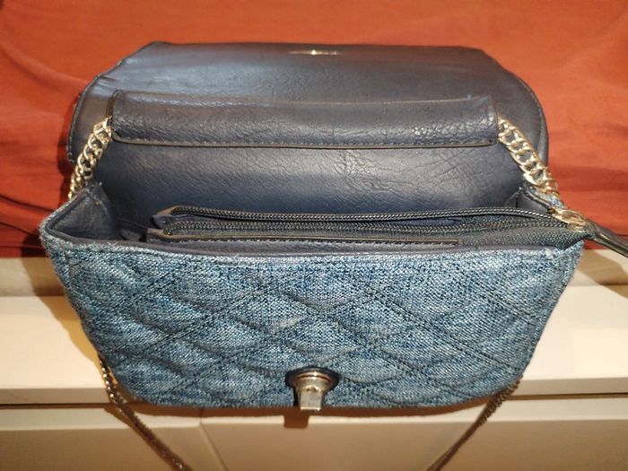 Sac à main bleu jean - photo numéro 2