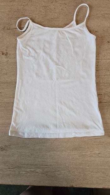 Débardeur blanc elastique, Esprit, M/L, peu mise