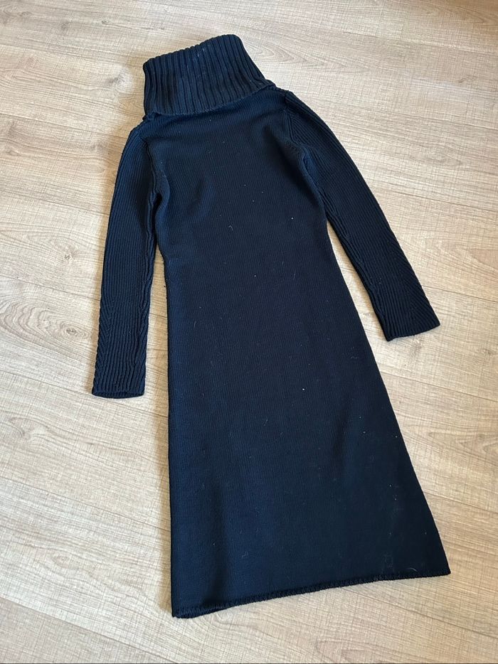 Robe pull longue noire avec col roulé Caroll taille 38 TBE - photo numéro 8