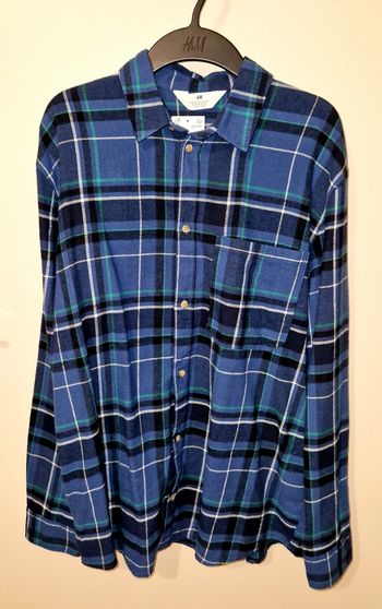 Chemise à carreaux 15 ans h& m neuve