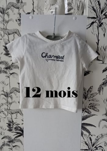 T-shirt 12 mois