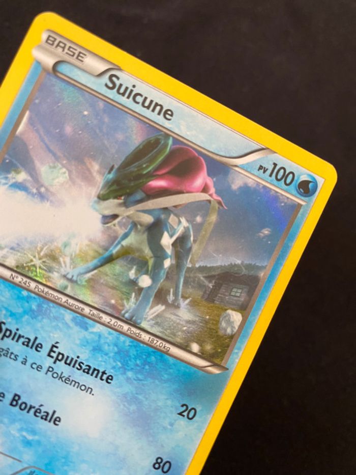 Carte Pokémon rare Suicune 100PV 30/30 neuve - photo numéro 3