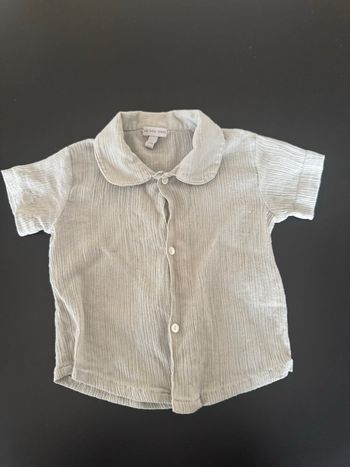 Chemise mc col Claudine