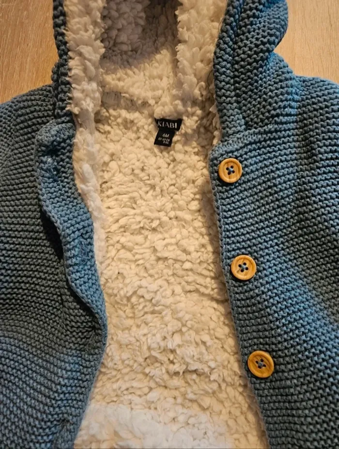 Gilet à capuche kiabi 6M - photo numéro 4