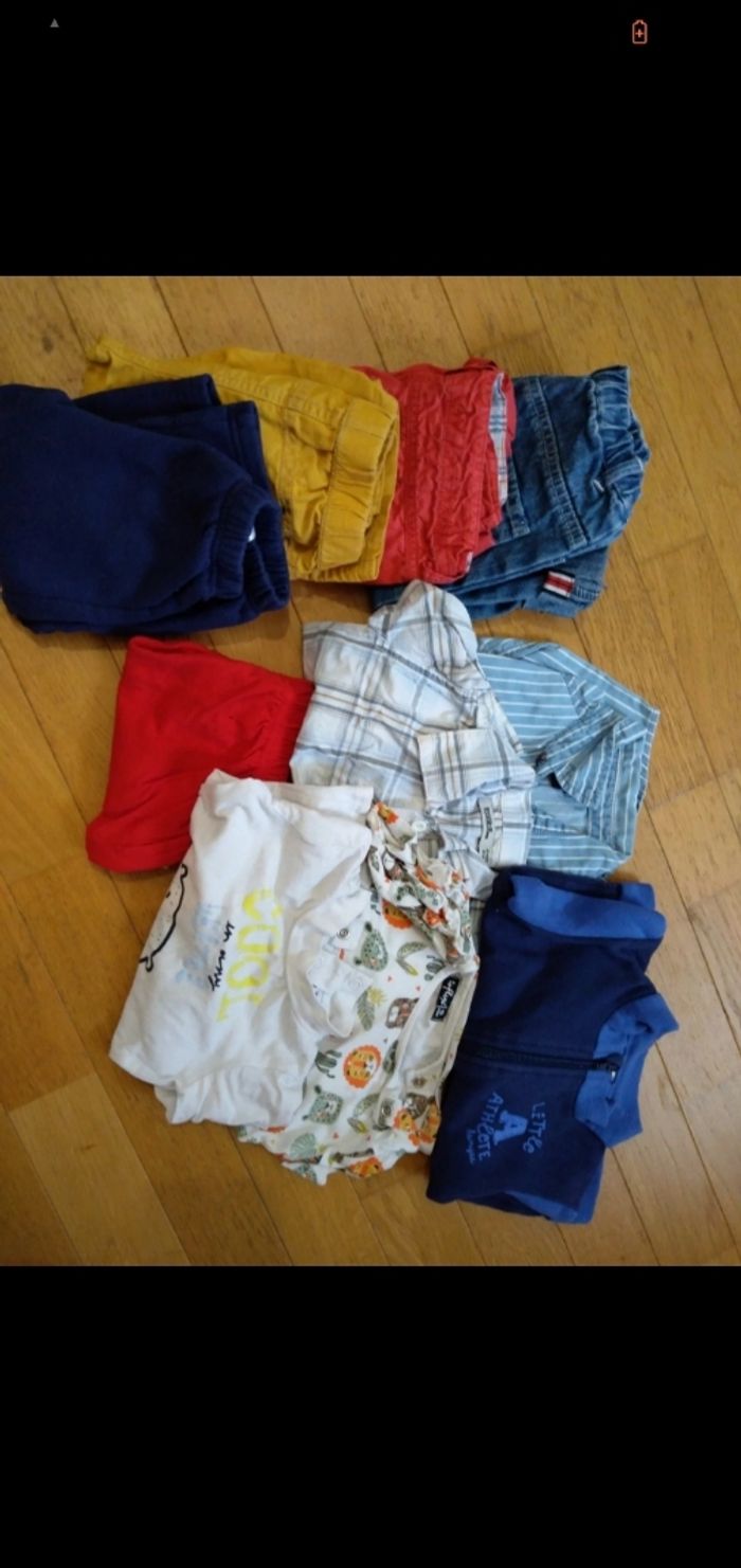 Lot vêtements garçon
