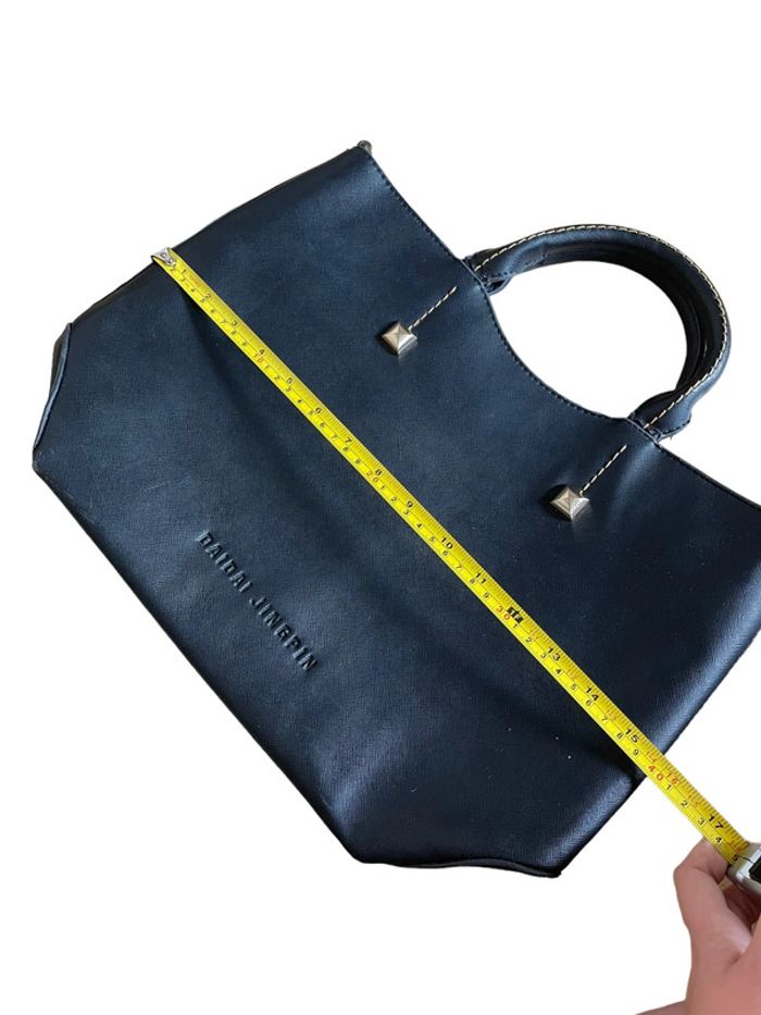 Sac noir cuir synthétique - photo numéro 3