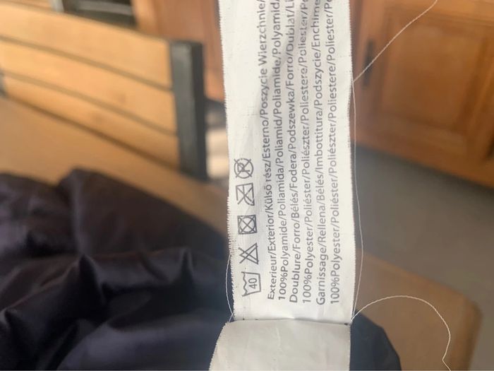 Manteau mi saison 7/8 ans bleu marine - photo numéro 3