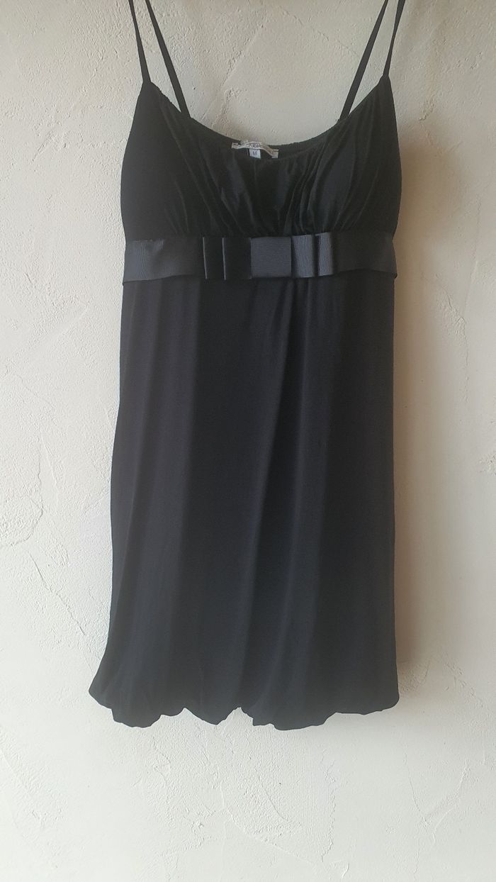 Robe bustier noir à bretelles taille m - photo numéro 4