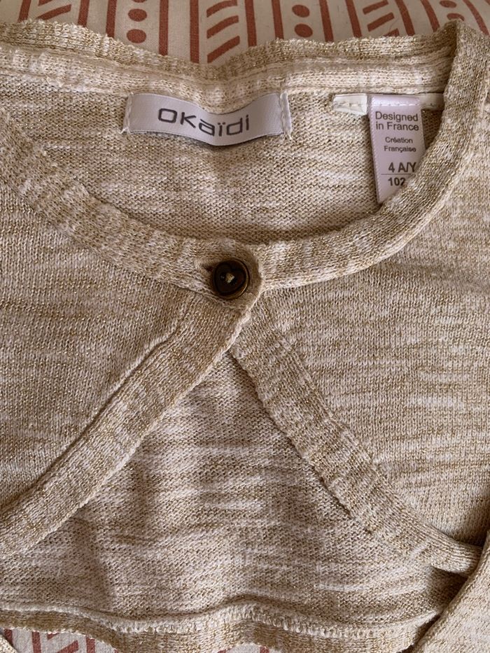 Gilet boléro Okaïdi 3 ans - photo numéro 4