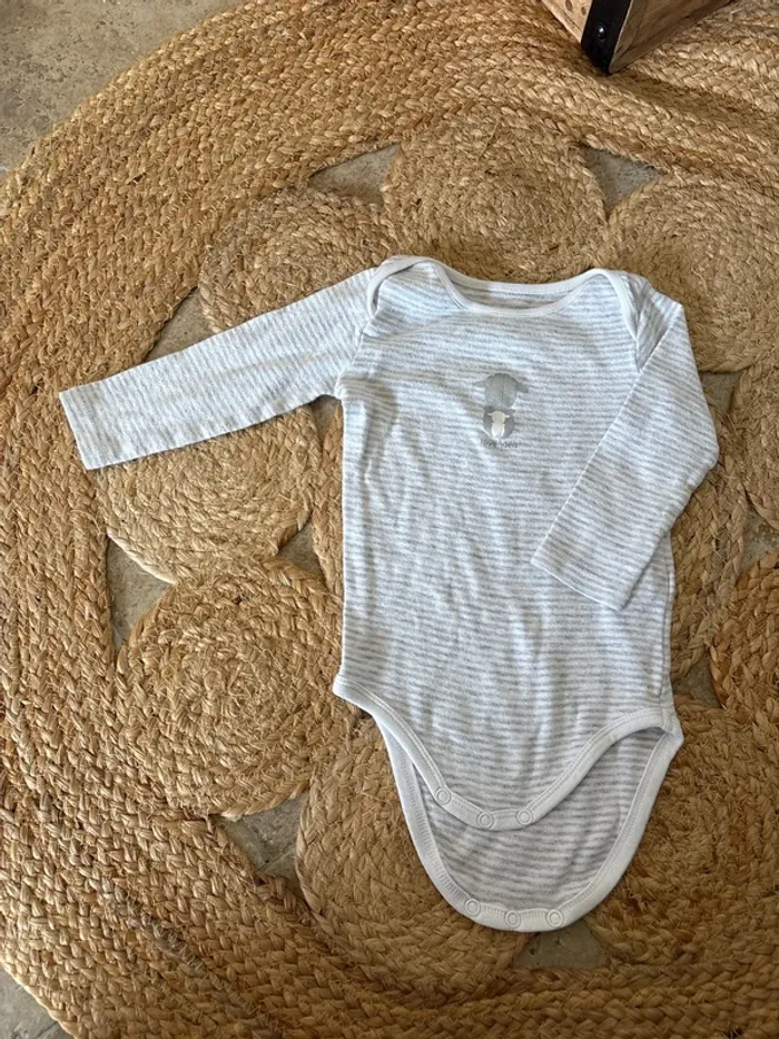 Lot de 3 bodies 9 mois Obaïbi - photo numéro 5